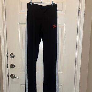 Puma Black Pants with Gray Accents-Dua Lipa